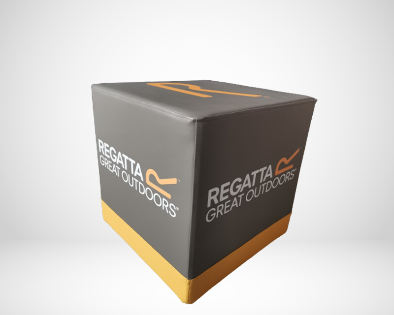 [02-11-213-00037] Branded Footwear Stool for Retail