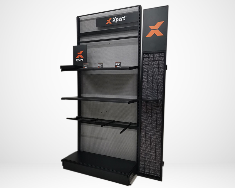 [02-11-213-00042] Retail Wall Shelving Unit
