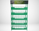 Metal Panel Merchandising Stand
