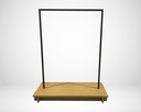 Retail Clothes Rail - Freestanding