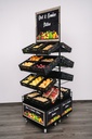 Freestanding Mobile Station - Double - Fruit and Vegetables