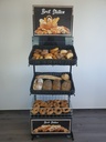 Freestanding Mobile Station for Bread - with Feet