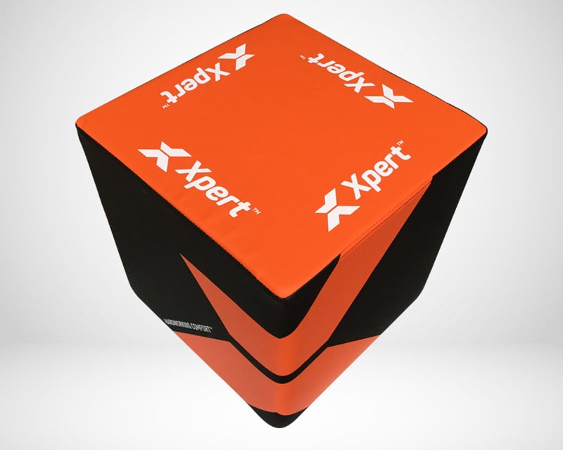 [02-11-213-00062] Branded Leather Cube for Retail