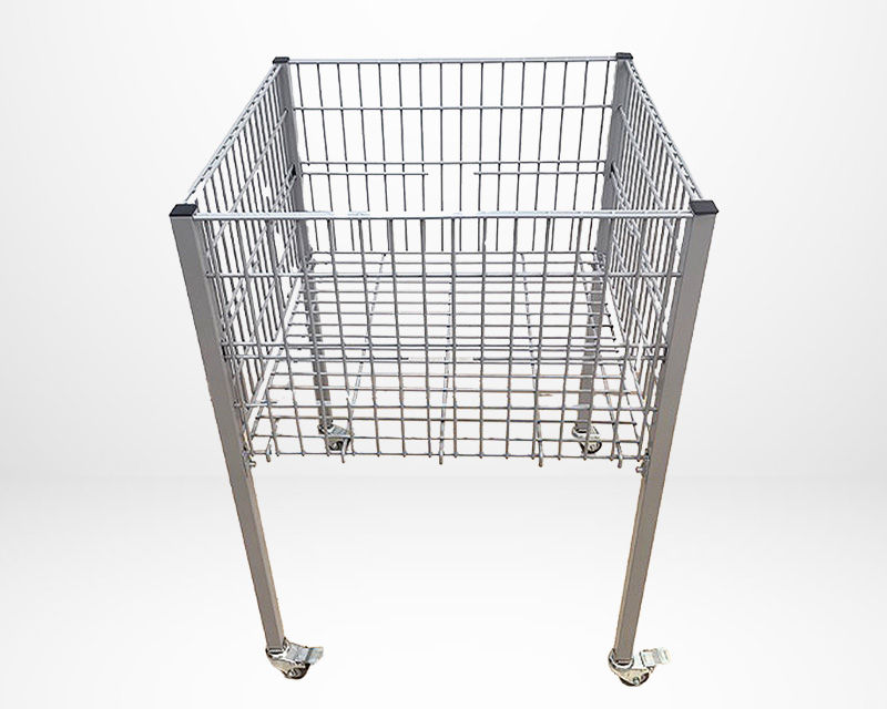 [01-05-105-00001] Mobile Promotional Wire Dump Bin - Square - 600