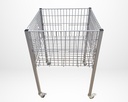 Mobile Promotional Wire Dump Bin - Square - 600