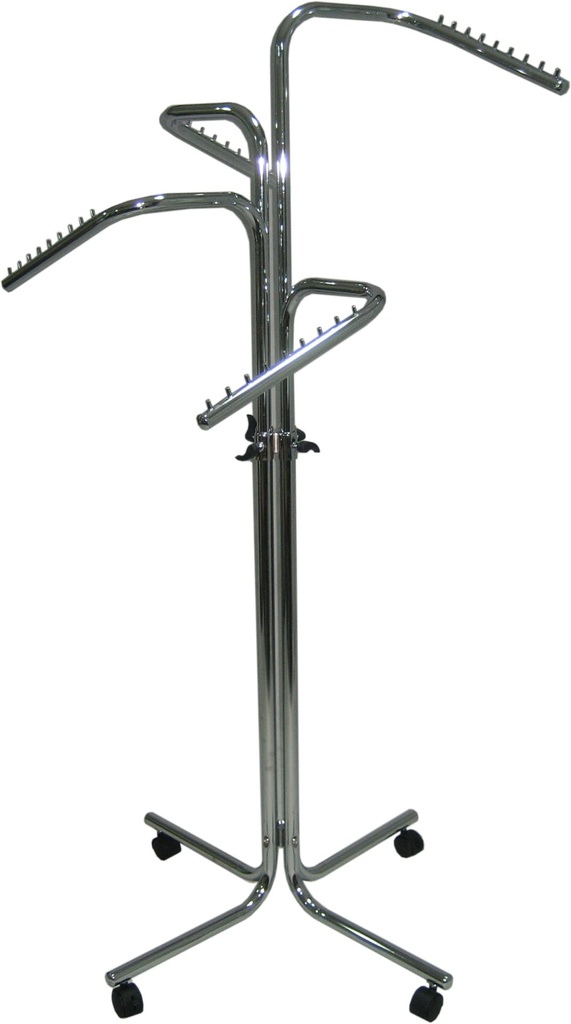[02-10-202-00018] 4-Arm Metal Clothing Rack