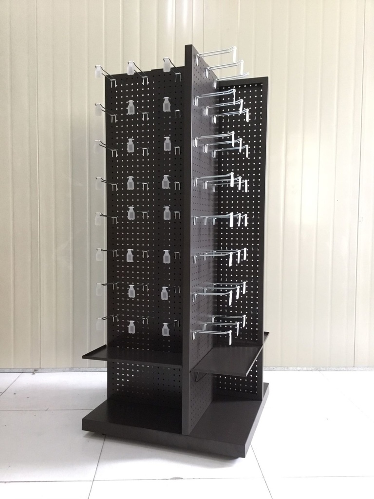 [02-11-214-00037] Black Display with Moveable Hooks