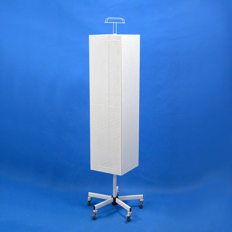 [02-11-214-00040] Rotating Metal Pegboard Display