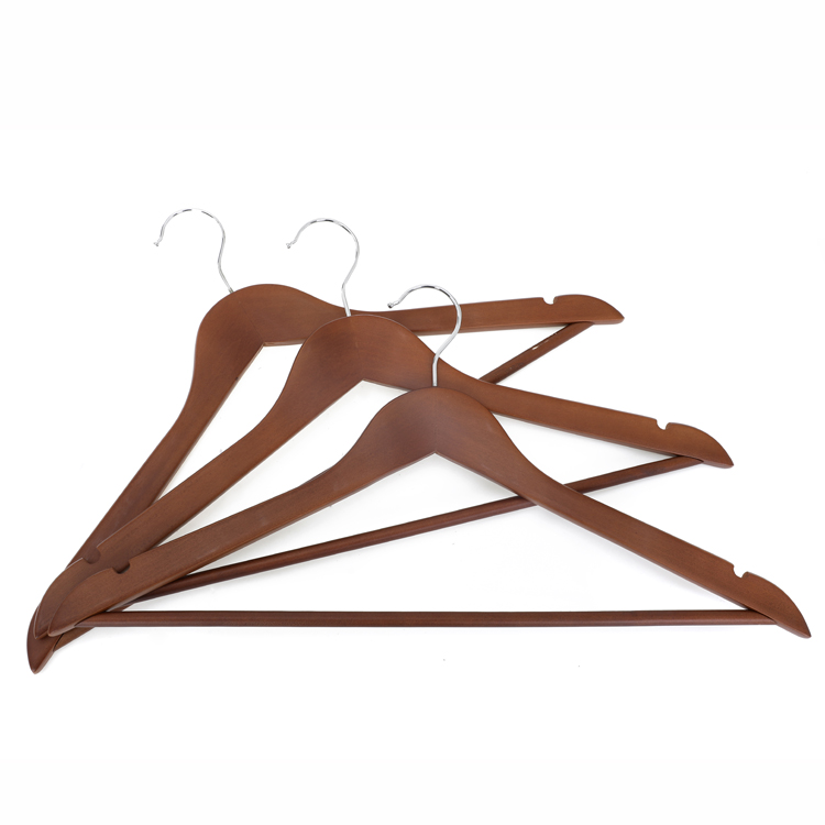 Wooden hangers - Dark wood