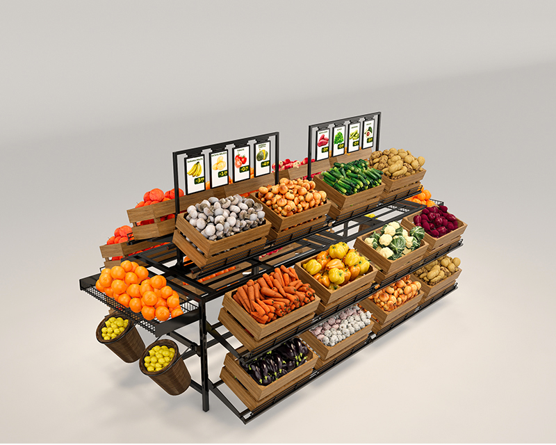 [02-10-204-00013] Grocery Shelving Display System