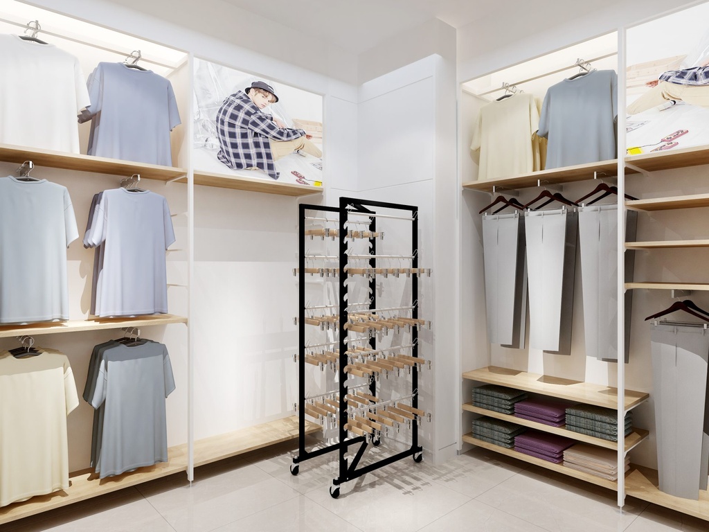Z-Shape Display Rack