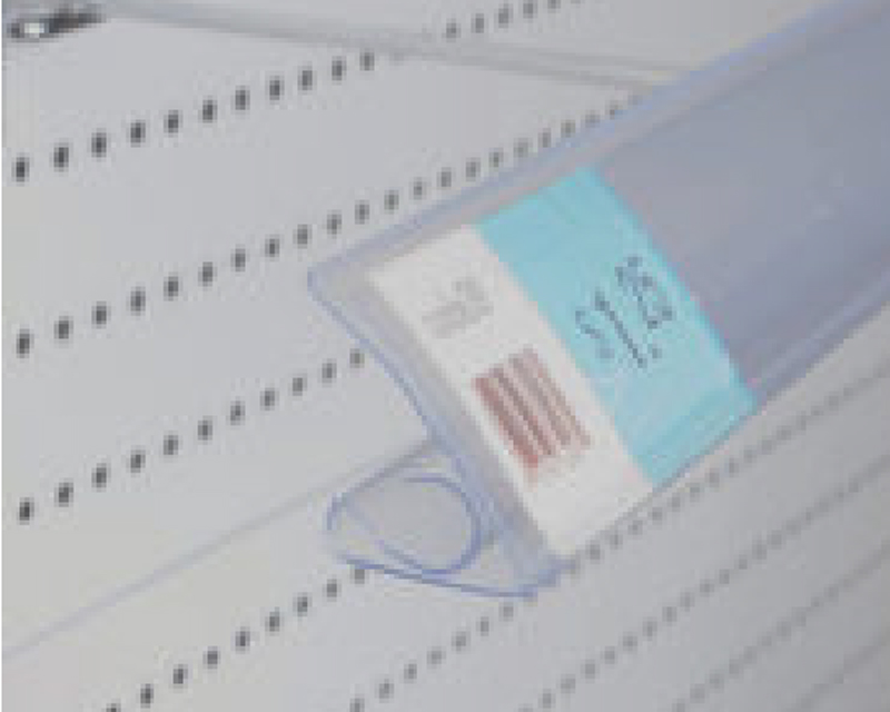[01-03-105-00069] Flat Face Shelf Label Holder