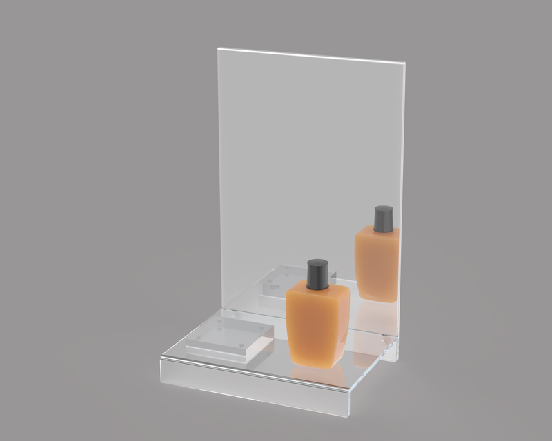[02-11-212-00007] Branded Acrylic Countertop Display Stand