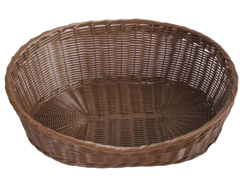 [01-08-115-00073] Oval Wicker Basket for Retail