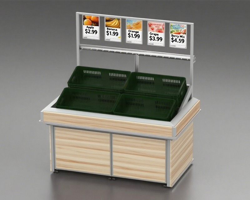 [02-10-204-00016] Supermarket Fruit Display Stand
