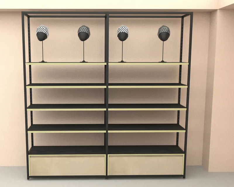 [1000148] Two-Column Wall Bay Display