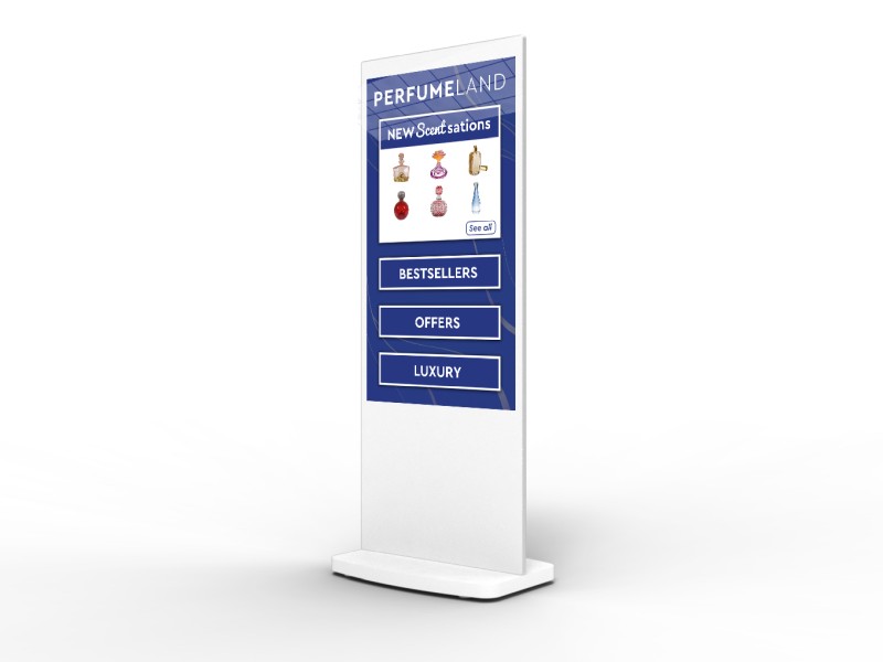Freestanding PCAP Touch Screen Posters