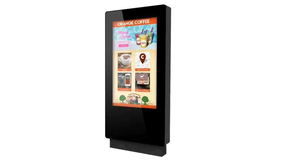[01-02-103-00064] Freestanding PCAP Outdoor Touch Screen Posters (43")