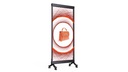 Transparent DV-LED Freestanding Totems